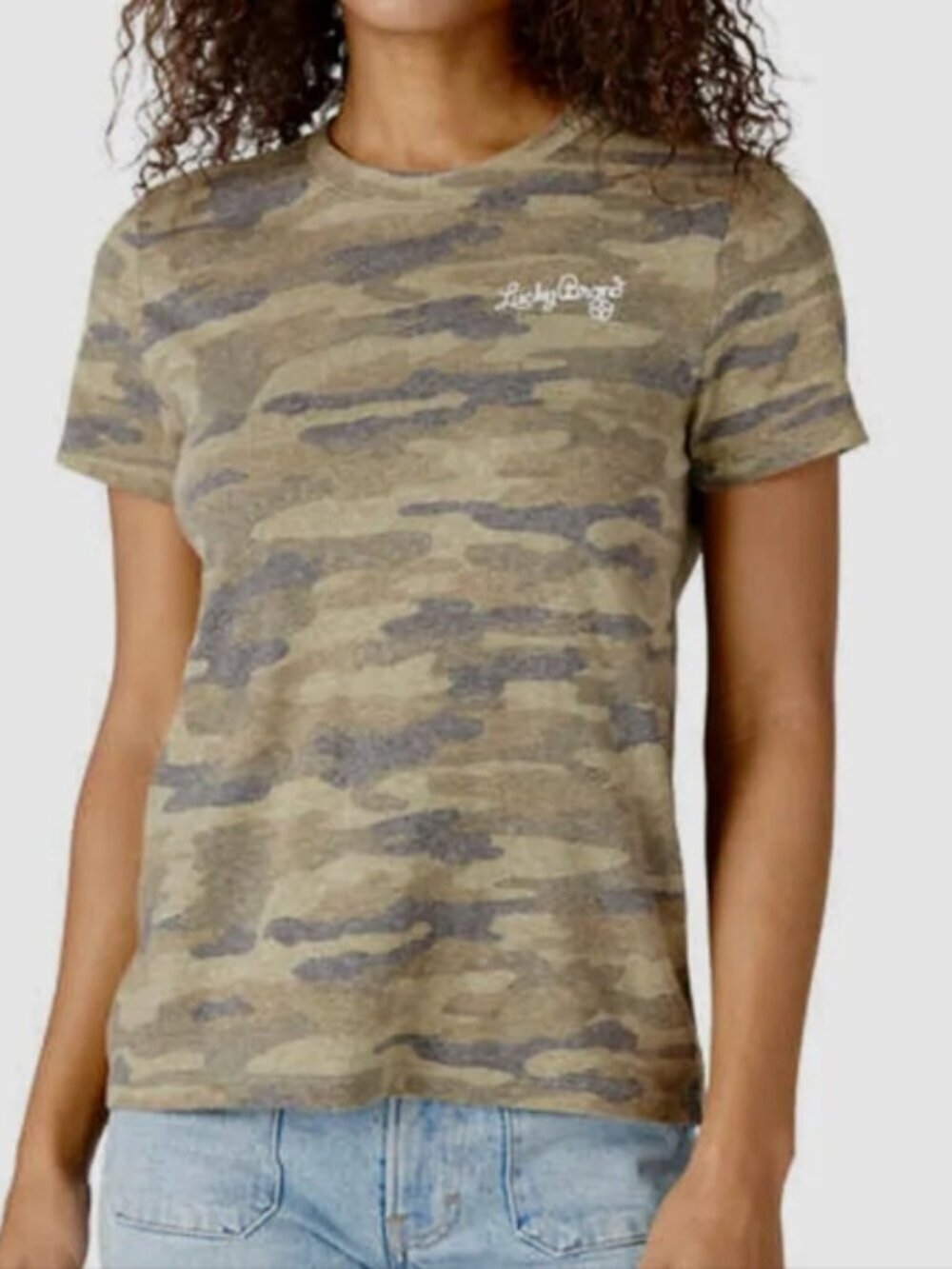 NWT Lucky Brand Camo Tee